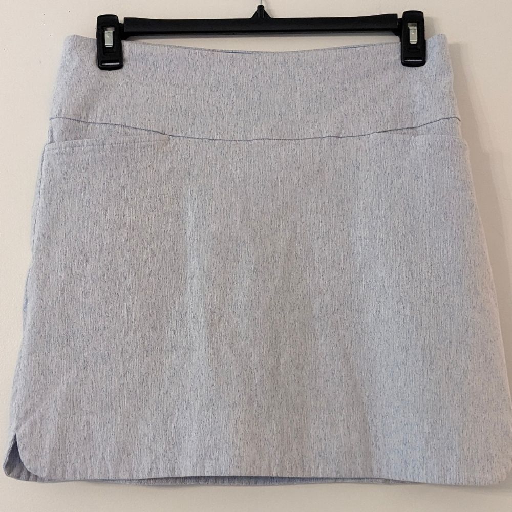 S.C.&Co. blue heathered golf skort